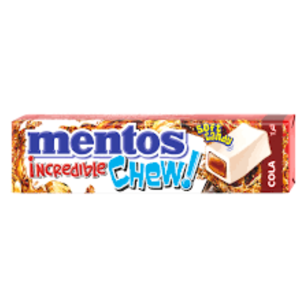 MENTOS INCREDIBLE CHEWS COLA 20ST 45G
